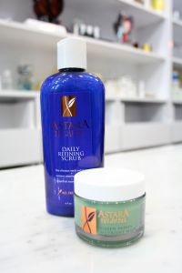 Green Papaya Mask and Daily Refining Scrub by Astara