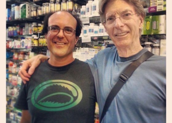 Phil Lesh and Gary Alony inside Thompson Alchemists