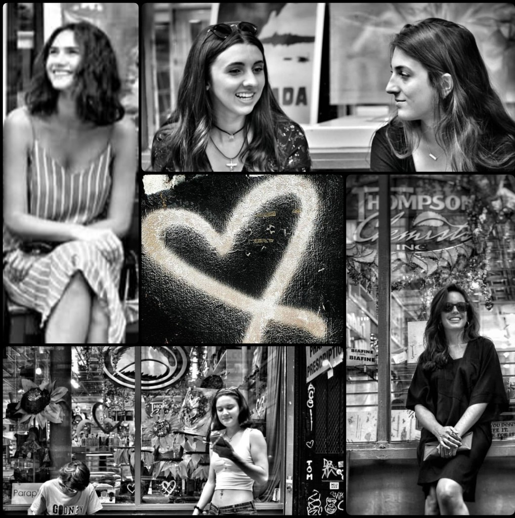 a collage of pictures of artists in front of Thompson Alchemists