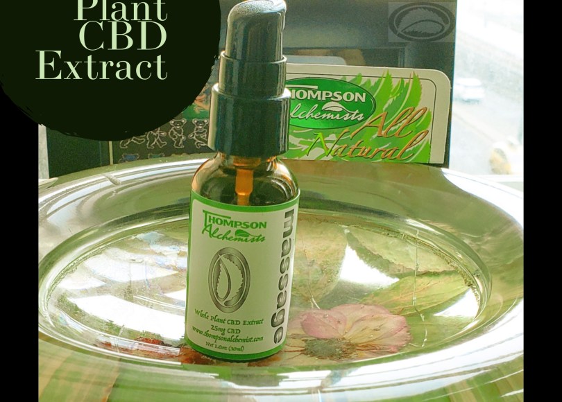 Thompson Alchemists cbd massage oil
