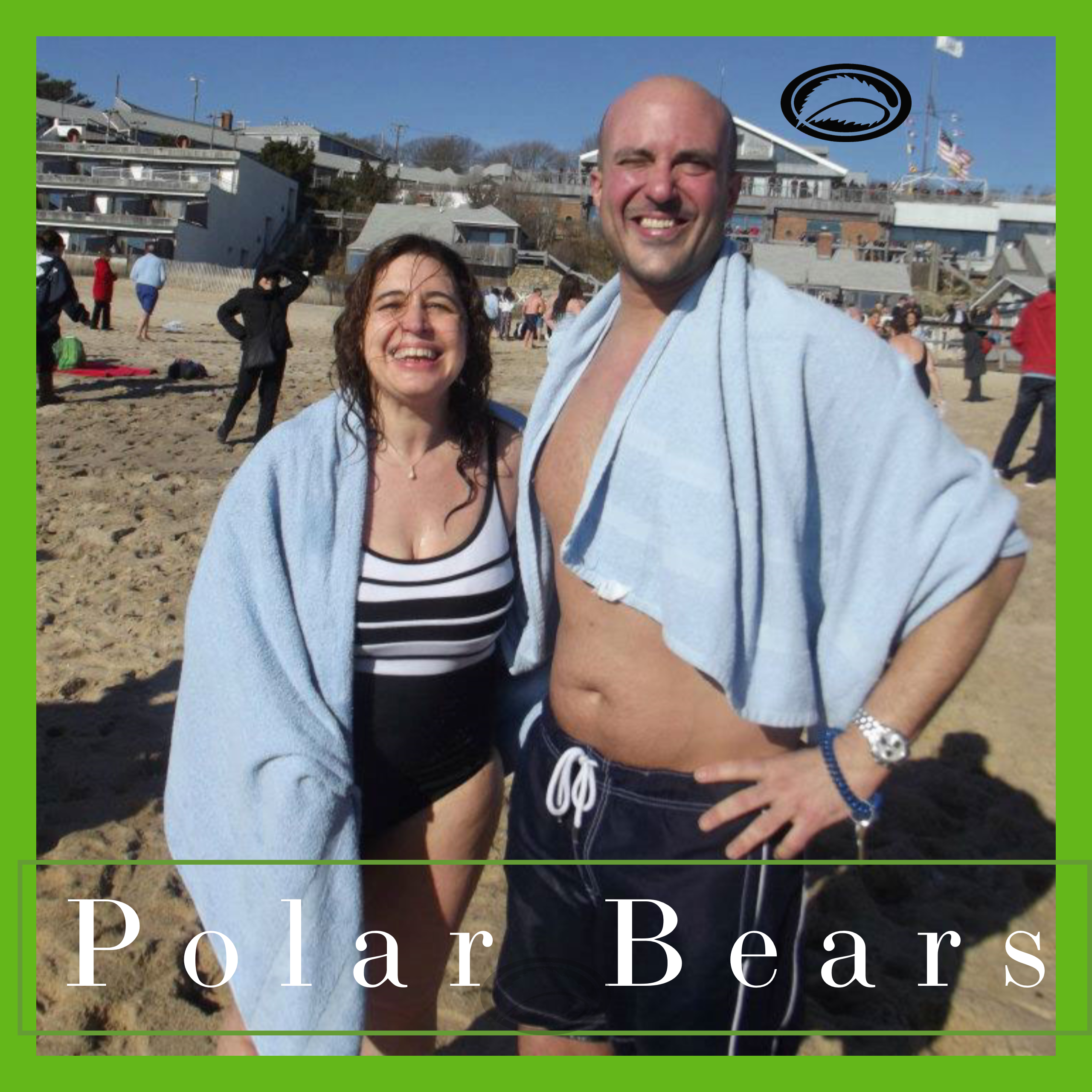 Gary and Jolie Alony, aka, Mama J and The Medicine Man,  Polar Bear swim January 1st 