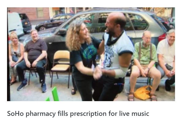 Gary Alony dancing with Jolie Alony